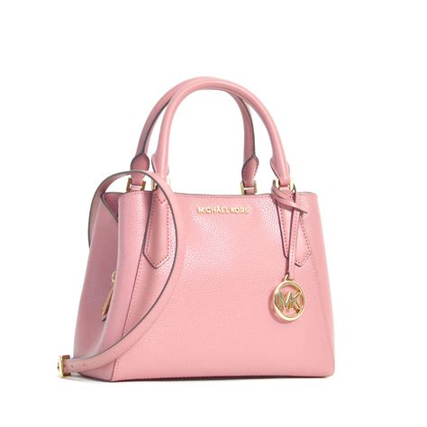 michael kors kimberly small satchel bag leather rose|Satchels Michael Kors .